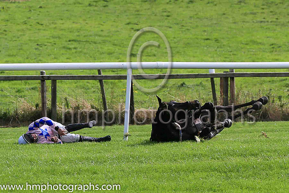 fell Alfred Wegener and C McNamara ( 5 , Pink, blue star ) Trainer - E McNamara , Owner - T Duggan  E McNamara