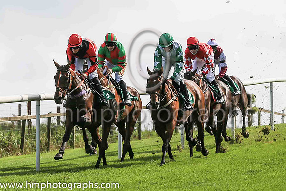 01st Fancy Foundations and  J Kennedy ( 4 , Red, white diamond ) Trainer - G Elliott , Owner - Andrew Brown  Gemma Brown