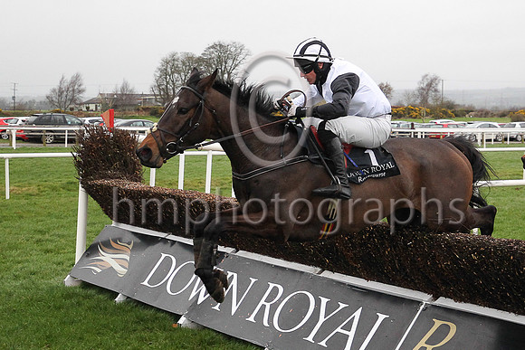 01st Bright Tomorrow and M J Bolger ( 1 , black and white hlvd ) Trainer - Mrs J Harrington , Owner - Michael Buckley