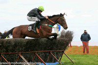 pu DORAN'S BRIDGE and B O'Neill ( 9 , BLACK; black sleeves; green cap ) Trainer: Colin Bowe,, Owner : Ltd. Milestone Bloodstock