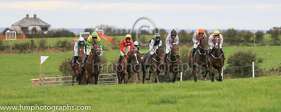 Racing up the hill at Portruxh P2P