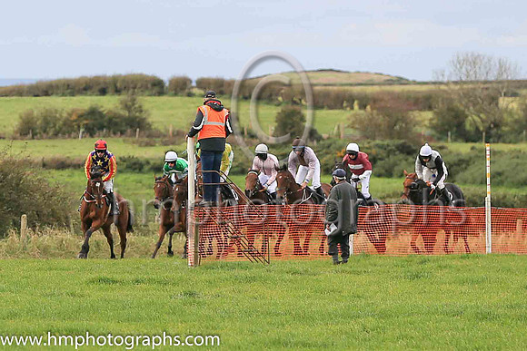The start of the Albert Bartlett Maiden race for 5 year old geldings