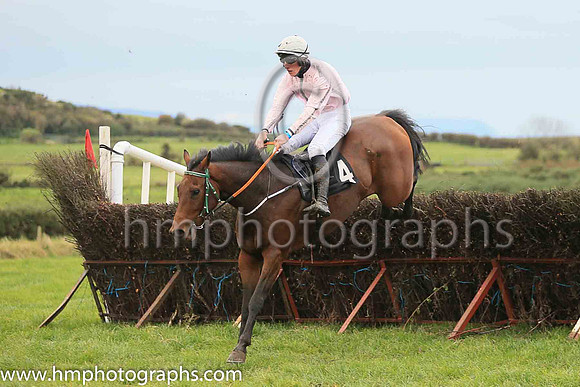 07th CROAGH PATRICK and Liam Gilligan ( 4 , PINK,grey seams; pink sleeves,grey seams; grey cap,pink star ) Trainer: Shane Donohoe,, Owner : Shane Donohoe