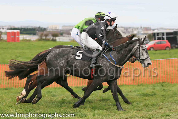 pu DIDGERIDEE and P G McGuigan ( 5 , BLACK,white stars; white cap,purple star ) Trainer: Clare L. Cannon,, Owner : G.N. Cannon
