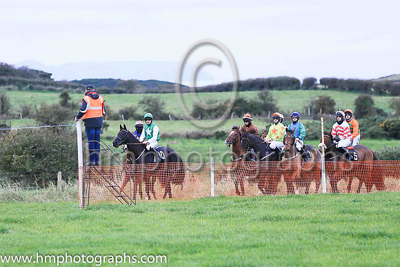 Waiting at the start at Portrush P2P