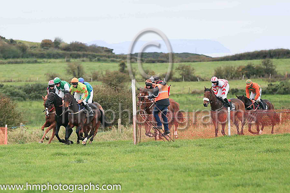 The start of the fifth race - Royal Court Hotel Winners of Three - at Portrush P2P