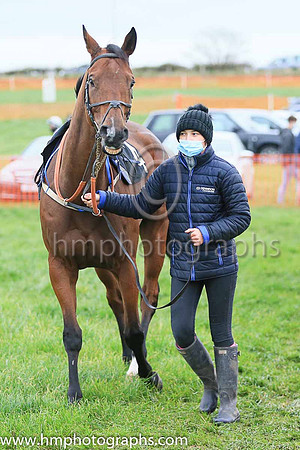 The parade ring at Portrush P2P 2020