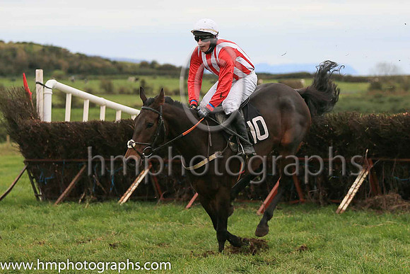 04th MARKET PARADE and D J McConville ( 10 , RED  WHITE STRIPES; red sleeves; white cap ) Trainer: Daire J. McConville,, Owner : Daire J. McConville