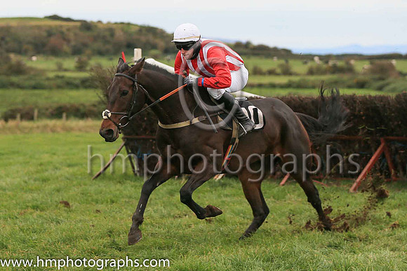 04th MARKET PARADE and D J McConville ( 10 , RED  WHITE STRIPES; red sleeves; white cap ) Trainer: Daire J. McConville,, Owner : Daire J. McConville