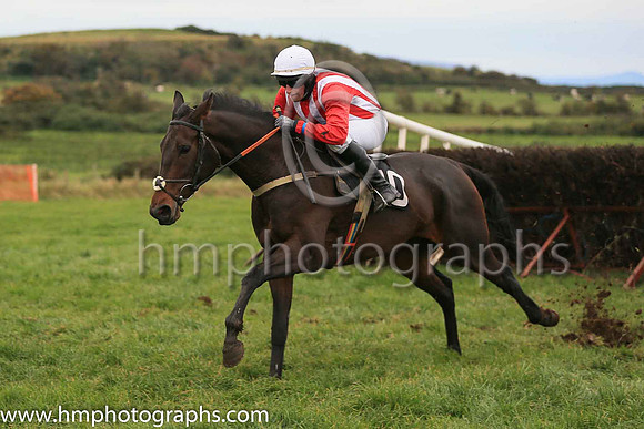 04th MARKET PARADE and D J McConville ( 10 , RED  WHITE STRIPES; red sleeves; white cap ) Trainer: Daire J. McConville,, Owner : Daire J. McConville