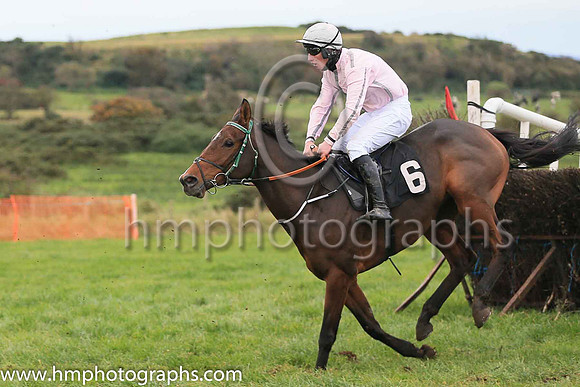 pu FAIRPORT (GB) and Liam Gilligan ( 6 , PINK,grey seams; pink sleeves,grey seams; grey cap,pink star ) Trainer: Shane Donohoe,, Owner : Shane Donohoe