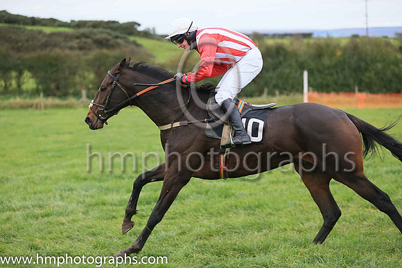 04th MARKET PARADE and D J McConville ( 10 , RED  WHITE STRIPES; red sleeves; white cap ) Trainer: Daire J. McConville,, Owner : Daire J. McConville