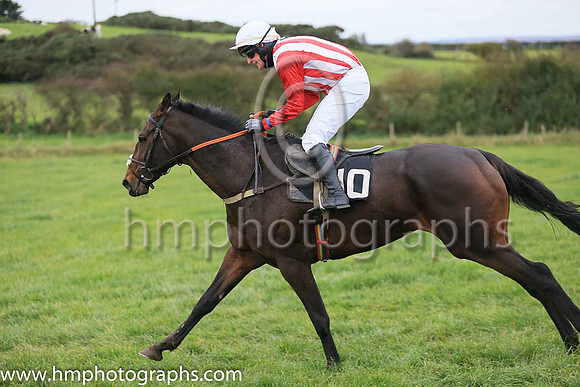 04th MARKET PARADE and D J McConville ( 10 , RED  WHITE STRIPES; red sleeves; white cap ) Trainer: Daire J. McConville,, Owner : Daire J. McConville