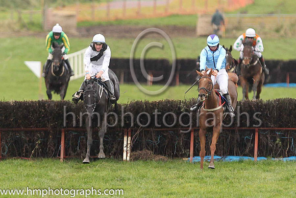 2 OLDTOWN ANNIE and M J Sweeney ( 10 ,Antrim (H)- WHITE,black sash; white sleeves; white cap ) Trainer: John James Gault,, Owner : John James Gault