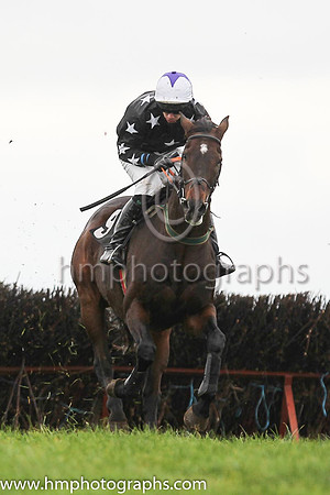 04th MOUNT BECKHAM and P G McGuigan ( 9 , BLACK,white stars; black sleeves,white stars; white cap,purple star ) Trainer: Clare L. Cannon,, Owner : Clare L. Cannon
