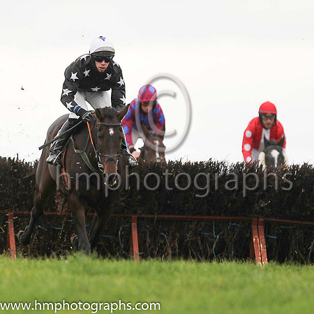 04th MOUNT BECKHAM and P G McGuigan ( 9 , BLACK,white stars; black sleeves,white stars; white cap,purple star ) Trainer: Clare L. Cannon,, Owner : Clare L. Cannon