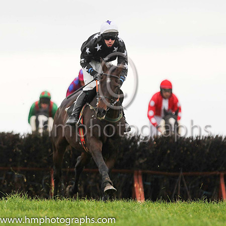 04th MOUNT BECKHAM and P G McGuigan ( 9 , BLACK,white stars; black sleeves,white stars; white cap,purple star ) Trainer: Clare L. Cannon,, Owner : Clare L. Cannon