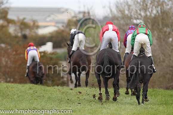 pu CHOSEN DREAM and Derek O'Connor ( 6 , EMERALD GREEN,red braces; emerald green sleeves; emerald green cap,red diamonds ) Trainer: Graham McKeever,, Owner : Margaret A. Simpson