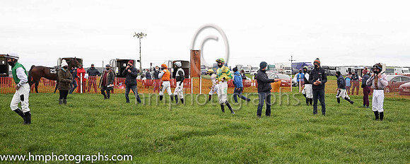 Parade ring at Portrush P2P