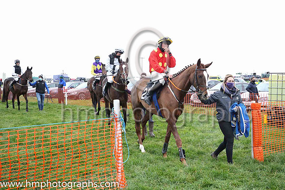 Leacing the parade for the first race ar Portrush P2P