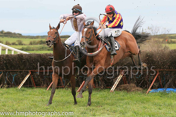 01st BRAYHILL and M J Sweeney ( 5 , PINK,brown panel; pink sleeves; brown cap ) Trainer: Graham McKeever,, Owner : Graham McKeever