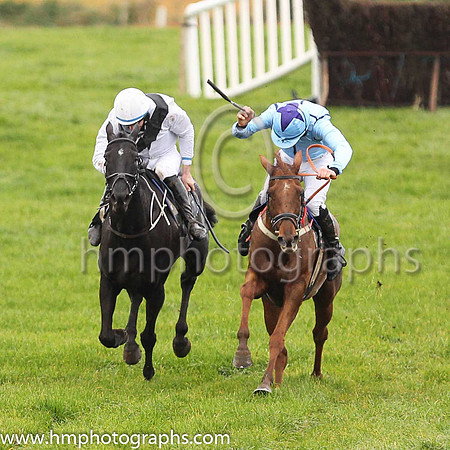 2 OLDTOWN ANNIE and M J Sweeney ( 10 ,Antrim (H)- WHITE,black sash; white sleeves; white cap ) Trainer: John James Gault,, Owner : John James Gault