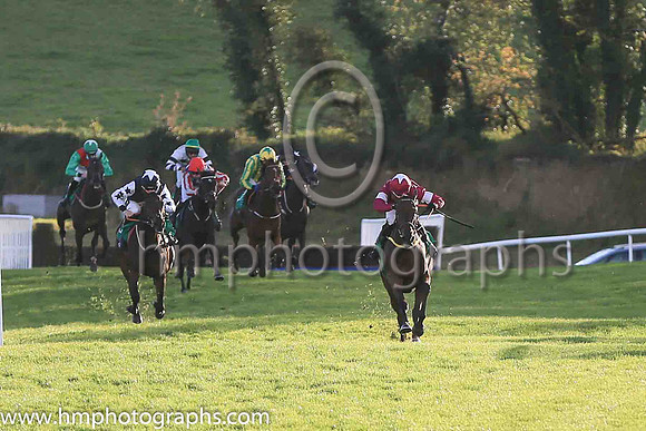 01st Flanking Maneuver and Mr F Maguire ( 2 , maroon, white star ) Trainer - N Meade , Owner - Gigginstown House Stud