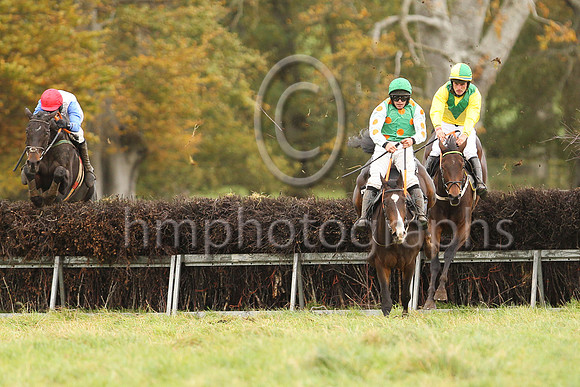 01st OUR SURPRISE and R James ( 7 , EMERALD GREEN,orange spots; white sleeves,orange spots; emerald green cap ) Trainer: Donnchadh Doyle,, Owner : Syndicate Monbeg
