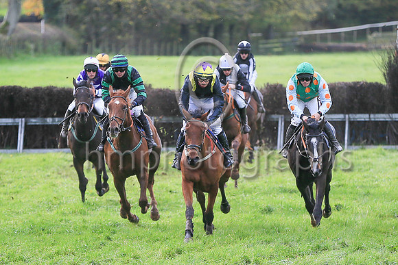 01st UNDERSUPERVISION and T P Roche ( 21 , BLACK,emerald green epaulettes; black  emerald green hooped sleeves; black  emerald green hooped cap ) Trainer: Cormac Doyle,, Owner : Racing Partnership Mon