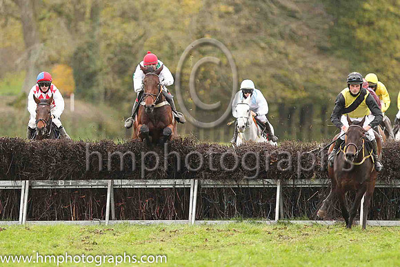03rd DUTY CALLS and R James ( 6 ,Antrim (H)- RED  WHITE DIAMONDS; white sleeves; red  royal blue qtd cap ) Trainer: Rodney Ian Arthur , Owner : Rodney Ian Arthur