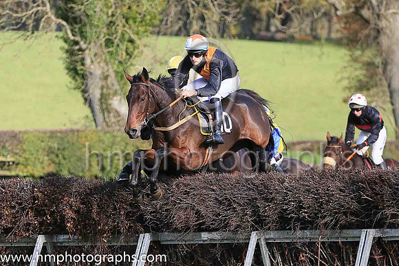 FIRST GLORY and J J Walsh ( 10 , ROYAL BLUE,white stars; white  red striped sleeves; red cap ) Trainer: Paul Martin Pierce,, Owner : Andrew Pierce