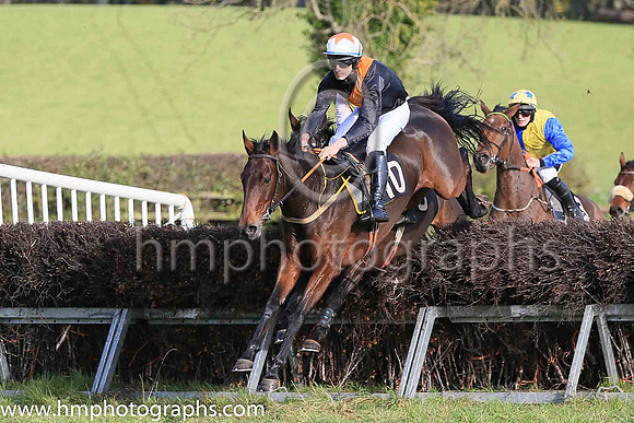FIRST GLORY and J J Walsh ( 10 , ROYAL BLUE,white stars; white  red striped sleeves; red cap ) Trainer: Paul Martin Pierce,, Owner : Andrew Pierce