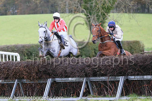 02nd BOOGILY LANE and D J McConville ( 5 , RED  WHITE STRIPES; red sleeves; white cap ) Trainer: Daire J. McConville , Owner : Daire J. McConville