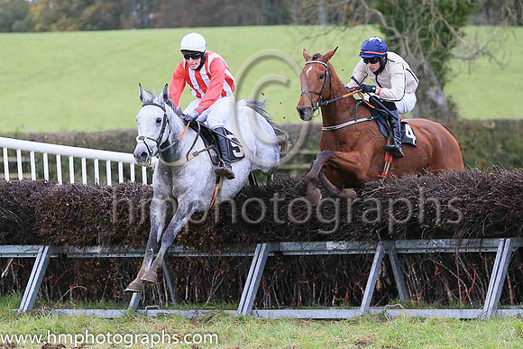 02nd BOOGILY LANE and D J McConville ( 5 , RED  WHITE STRIPES; red sleeves; white cap ) Trainer: Daire J. McConville , Owner : Daire J. McConville