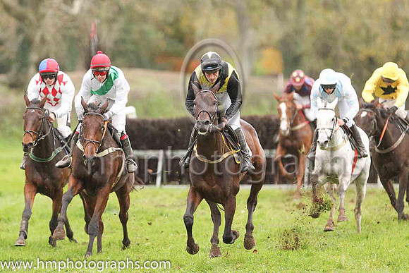 GALLOW FORD and AN Other ( 7 , BLACK; black sleeves; green cap ) Trainer: Colin Bowe , Owner : Ltd. Milestone Bloodstock