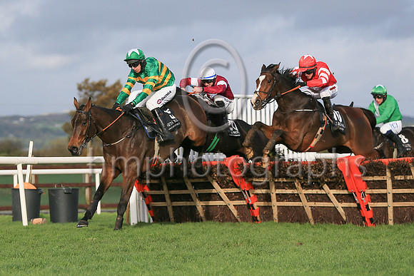 01st Cayd Boyand M P Walsh ( 5 , orange and green hoops ) Trainer - Miss E Doyle , Owner - John P McManus