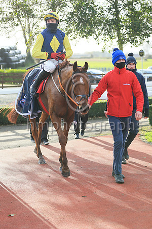 01st The Storyteller and K M Donoghue ( 8 , dark blue, yellow diamond ) Trainer - G Elliott , Owner - Mrs P Sloan