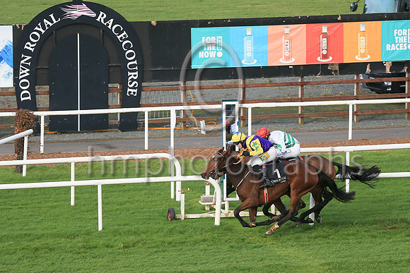 01st Skyaceand J S McGarvey ( 1 , purple, yellow chevron ) Trainer - J J Hanlon , Owner - Birdinthehand Syndicate
