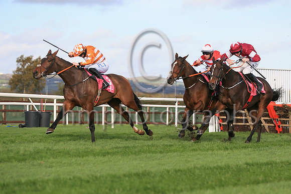 01st Aspire Towerand Rachael Blackmore ( 3 , yellow and white hoops ) Trainer - H De Bromhead , Owner - Brendan McNeill  Jonathan Maloney