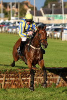 01st Degenerous ( 12 , royal blue and yellow stripes ) and R. Loughran - Trainer : Sarah Dawson - Owner : Dr. J.F. Dawson