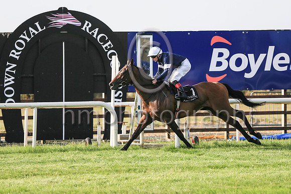 01st Master of Reality and Declan McDonogh (1, dark blue, white armlets) winners Her Majesty's Plate (Listed Race) at Down Royal on Friday 23rd July 2021