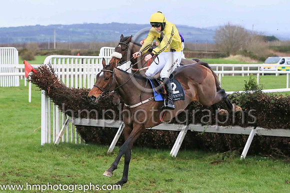 01st Billaway and Mr P W Mullins ( 2 , yellow, black horse ) Trainer - W P Mullins , Owner - J Turner