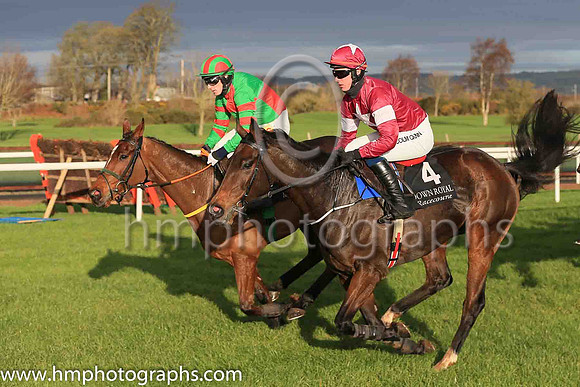 01st Battle Of Actium and D Meyler ( 4 , maroon, white star ) Trainer - J P O'Brien , Owner - Gigginstown House Stud