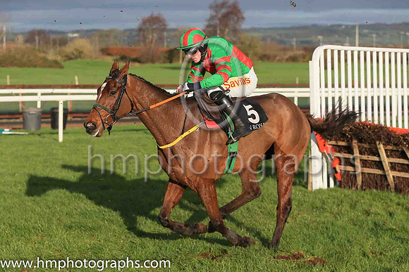03rd Captain Mc and S W Flanagan ( 5 , red and green qtrd ) Trainer - N Meade , Owner - Brian Mellon  P McBride