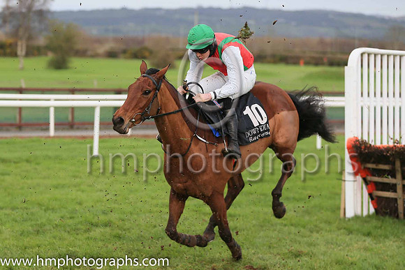 04th New Ross and O R Brown ( 10 , red, green braces, white sleeves ) Trainer - J P O?Brien , Owner - P McGee