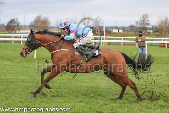 05th Jack Fiasco and A W Short ( 4 , light blue, brown triangle ) Trainer - C W J Farrell , Owner - Fiasco Syndicate