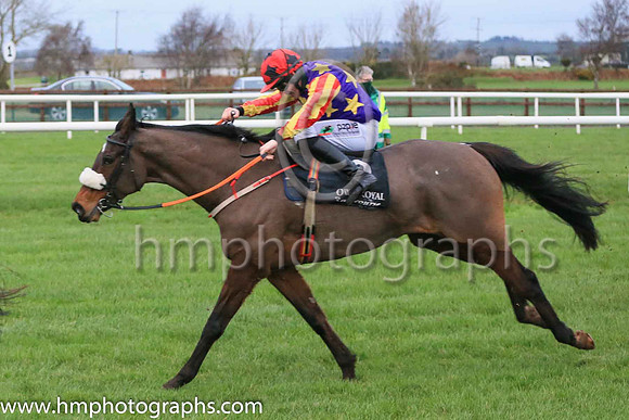 02nd Winged Leade and Mr B O'Neill ( 9 , blue, yellow stars ) Trainer - D M Christie , Owner - Miss Jennifer O?Kane  Samuel John Hegarty