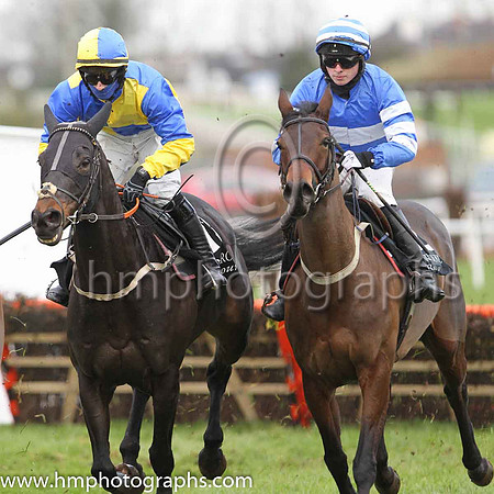 pu Fowlplay and A P Kelly ( 12 , royal blue, white hoop ) Trainer - S Wilson , Owner - McNally Racing Syndicate