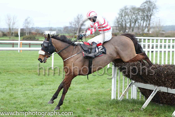 05th Like A Demon and C J Orr ( 12 , white, red chevrons ) Trainer - N Slevin , Owner - Camillus Slevin