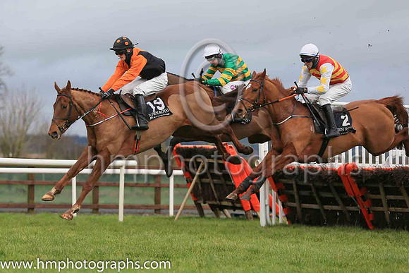 05th Match My Fire and I J Power ( 2 , red  and yellow chevrons ) Trainer - N Slevin , Owner - Darren Byrne